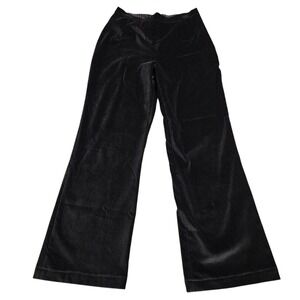 St. John Evening by Marie Gray Dress Pants Womens Sz 4 Velvet Black Straight Leg